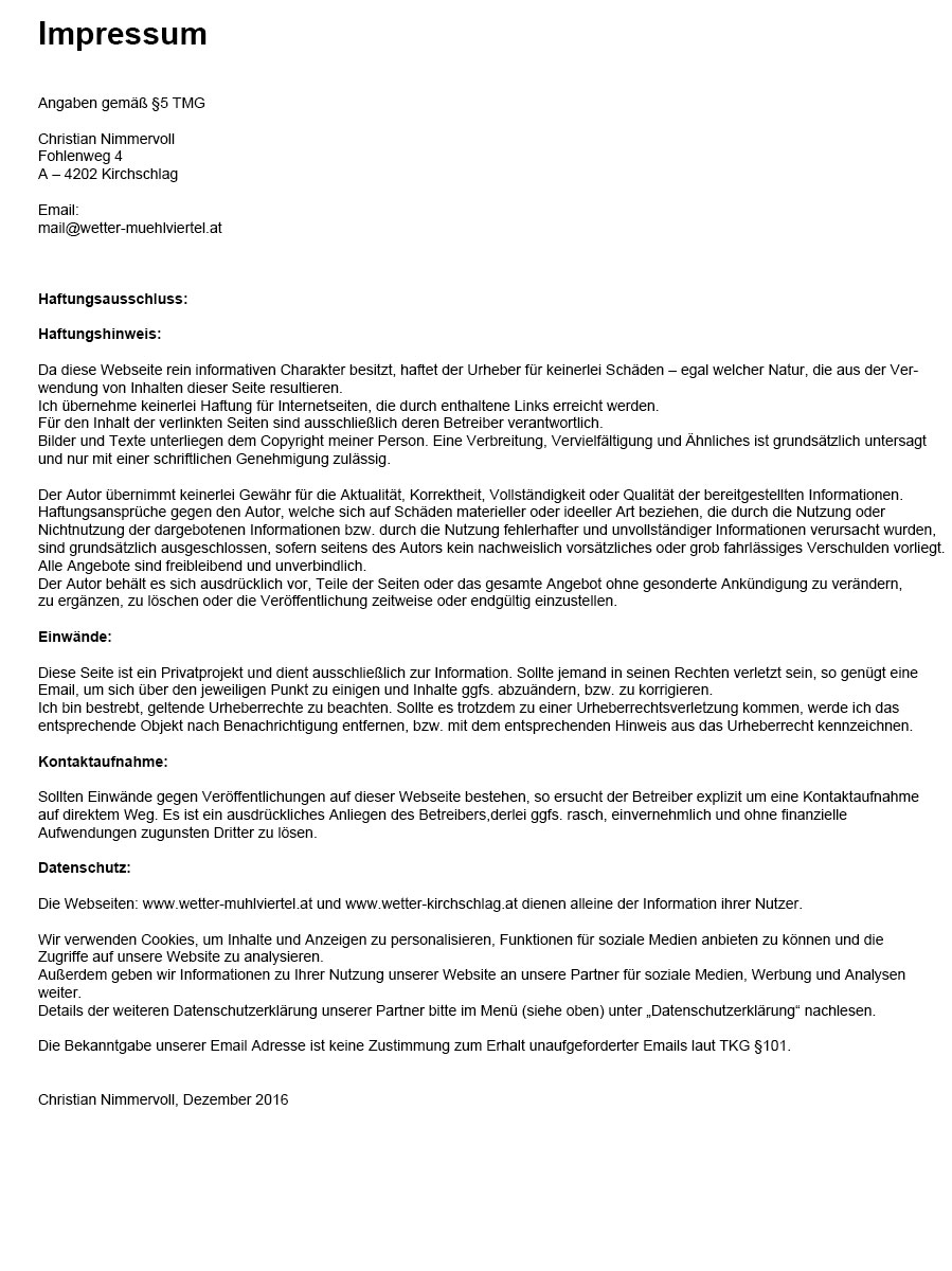 Impressum